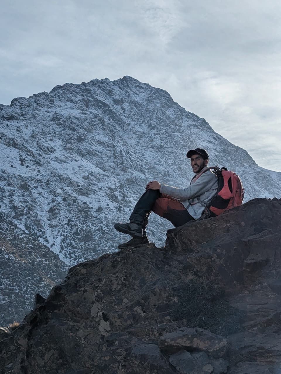 Portrait of Omar Ait Ahmed, certified mountain guide from Imlil
